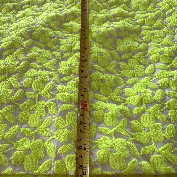 J Crew neon embroidered miniskirt - Picture 8 of 9